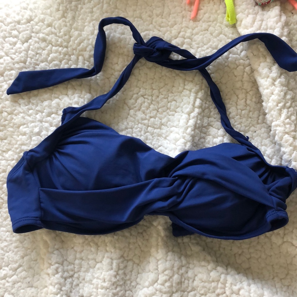APT 9 Blue Padded Bikini Top M